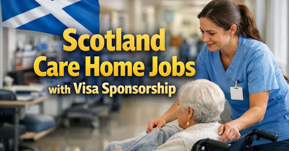 Scotland Care Home Jobs with Visa Sponsorship