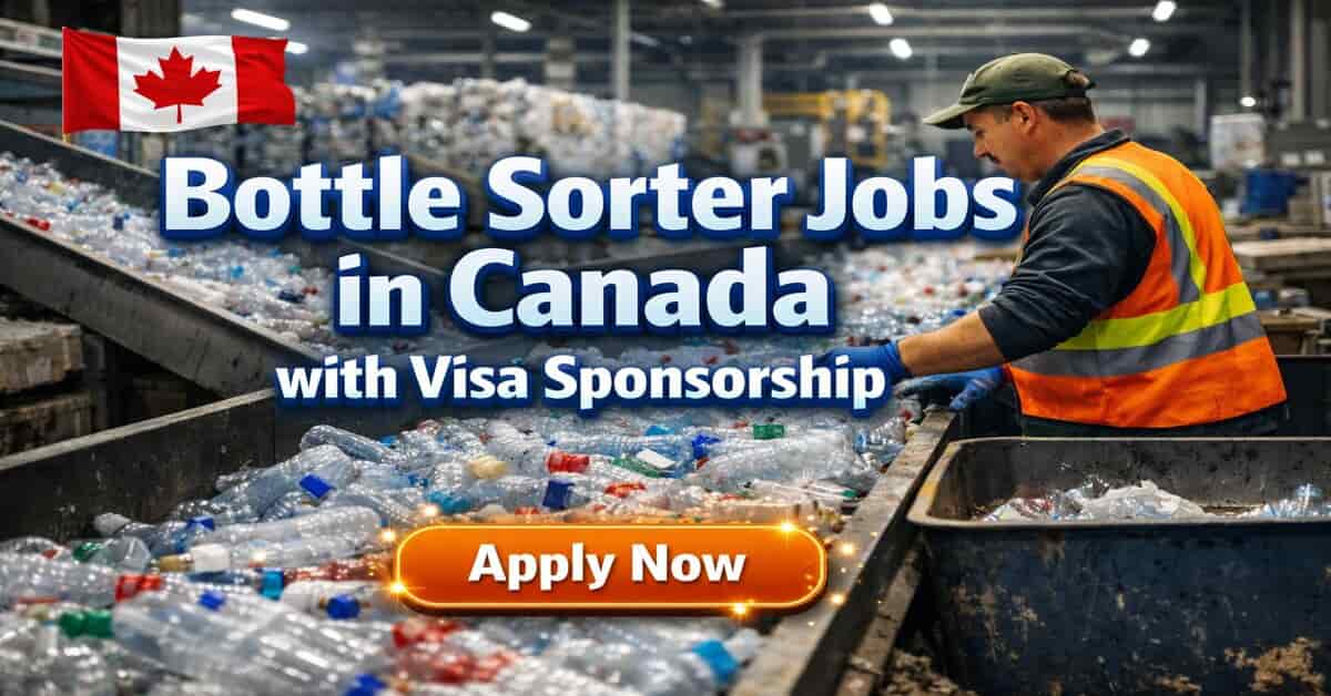 Bottle Sorter Jobs in Canada with Visa Sponsorship
