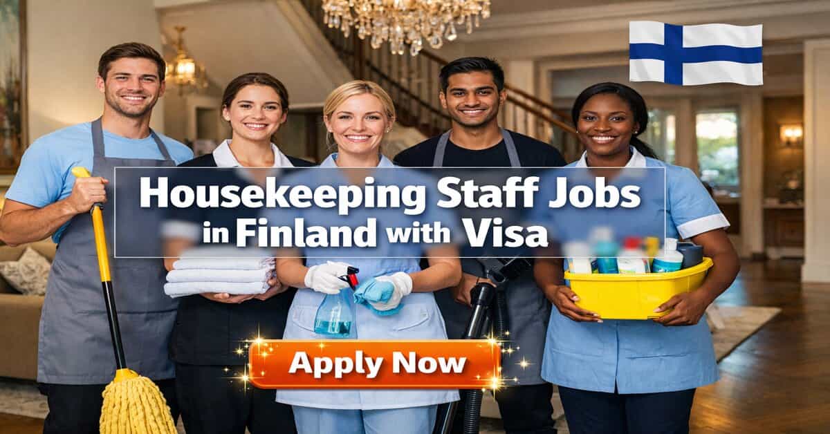 Housekeeping Staff Jobs in Finland with Visa