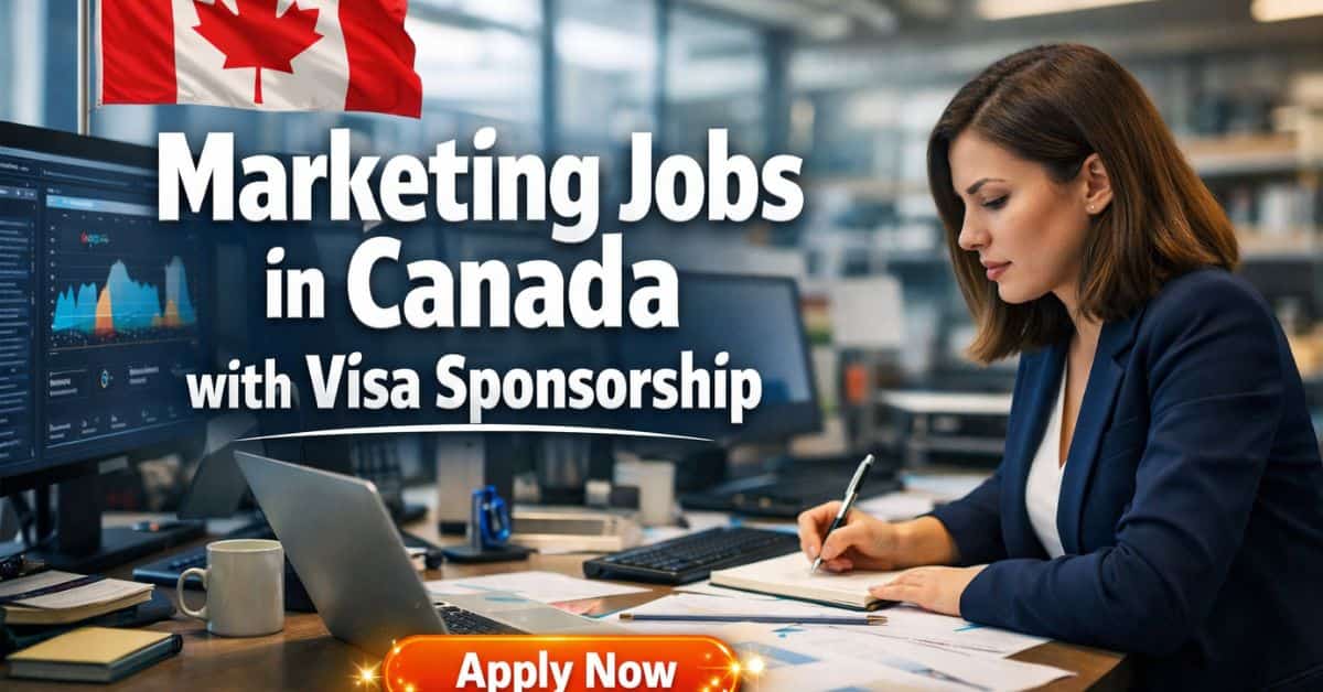 Marketing Jobs in Canada with Visa Sponsorship