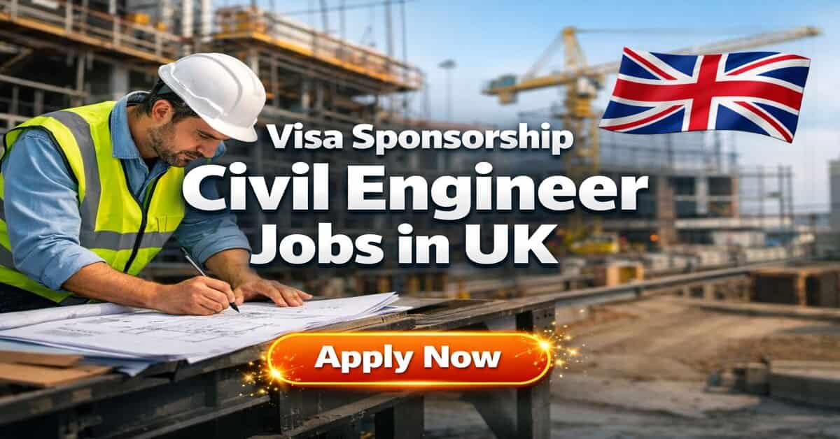 Visa Sponsorship Civil Engineer Jobs in UK