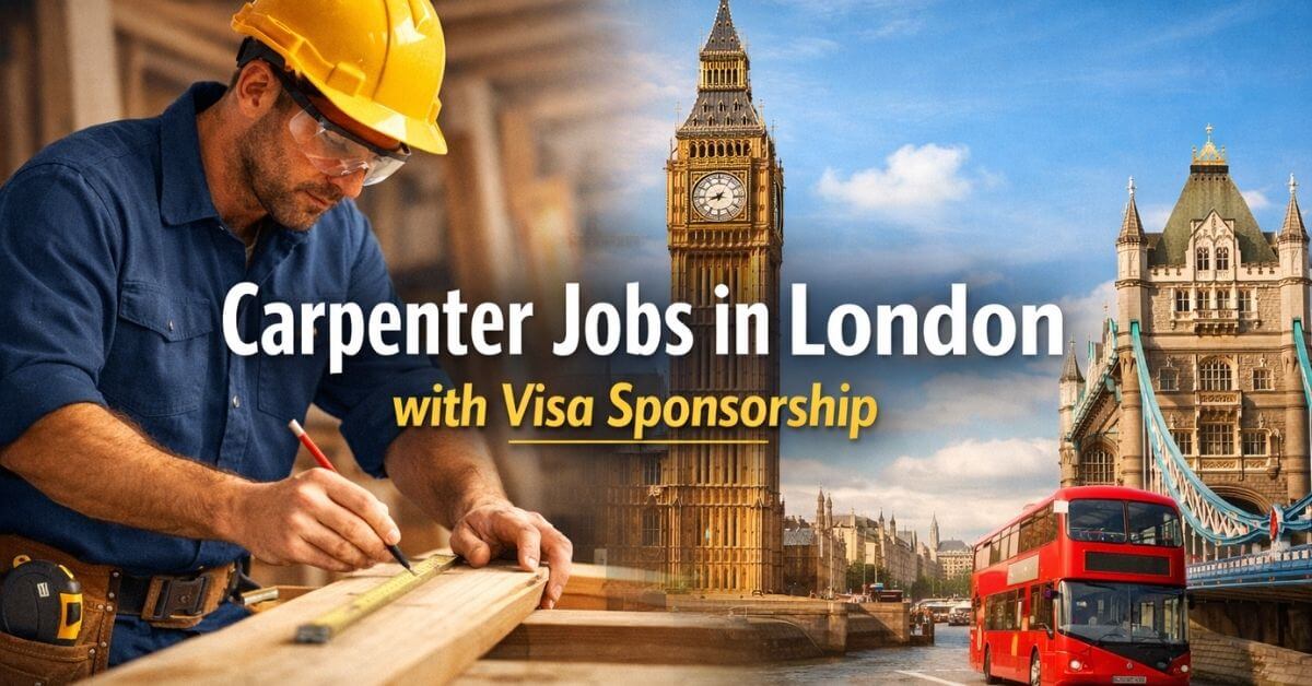 Carpenter Jobs in London with Visa Sponsorship