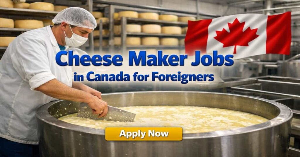 Cheese Maker Jobs in Canada for Foreigners