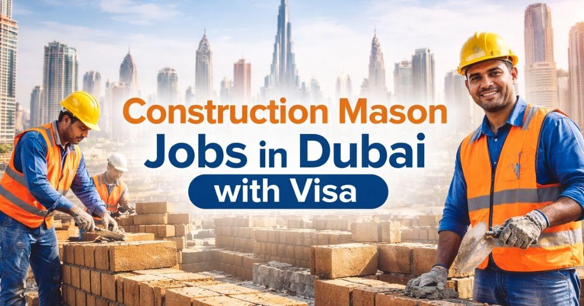 Construction Mason Jobs in Dubai with Visa
