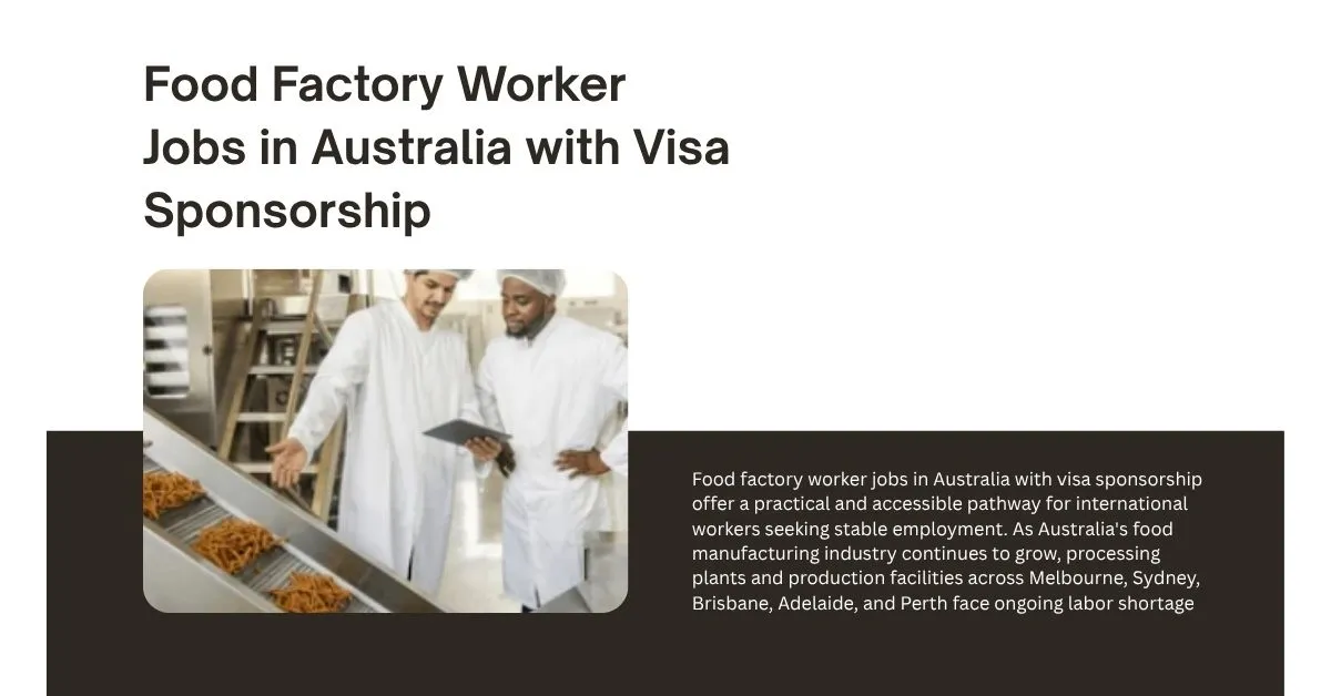 Food Factory Worker Jobs in Australia