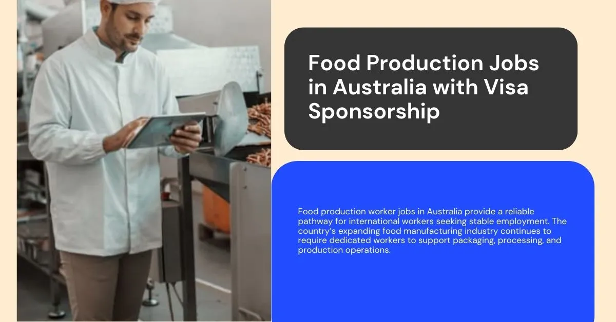 Food Production Jobs in Australia