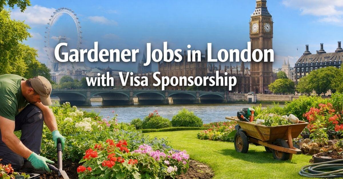 Gardener Jobs in London with Visa Sponsorship