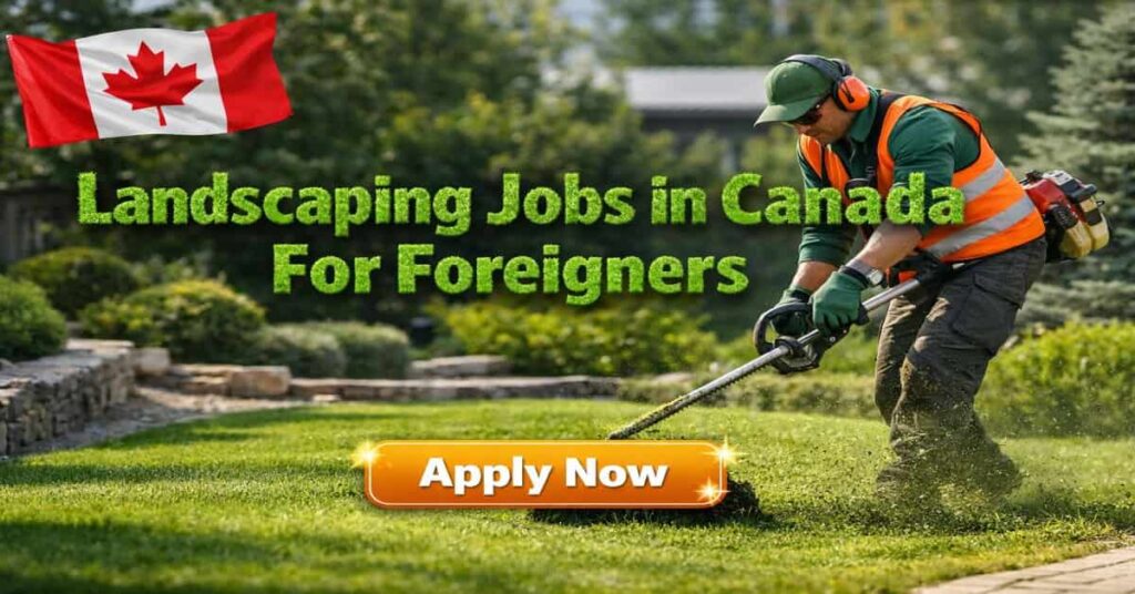 Landscaping Jobs in Canada For Foreigners