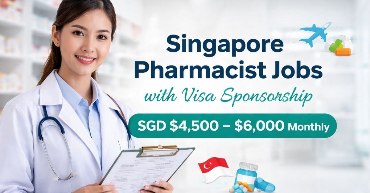 Singapore Pharmacist Jobs with Visa Sponsorship