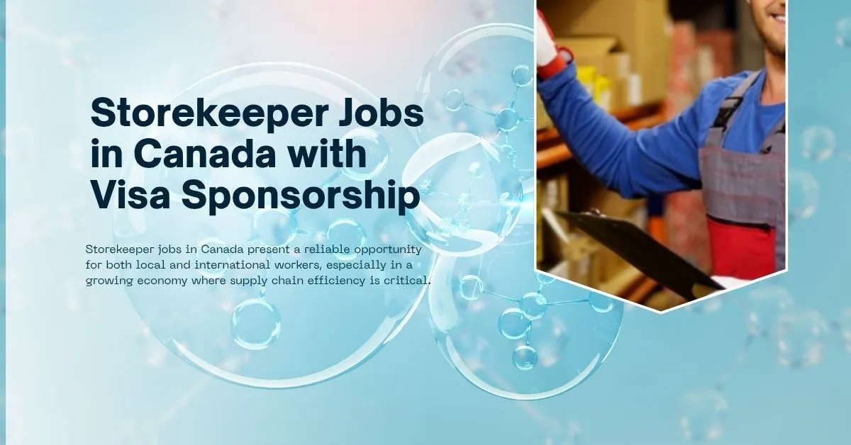 Storekeeper Jobs in Canada