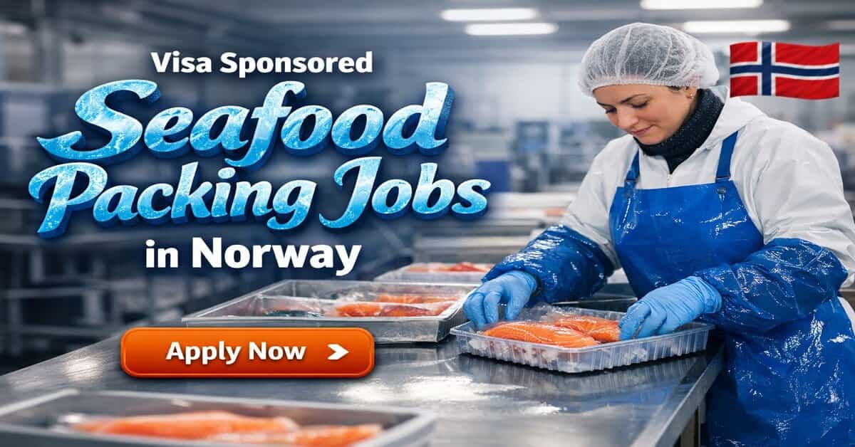 Visa Sponsored Seafood Packing Jobs in Norway