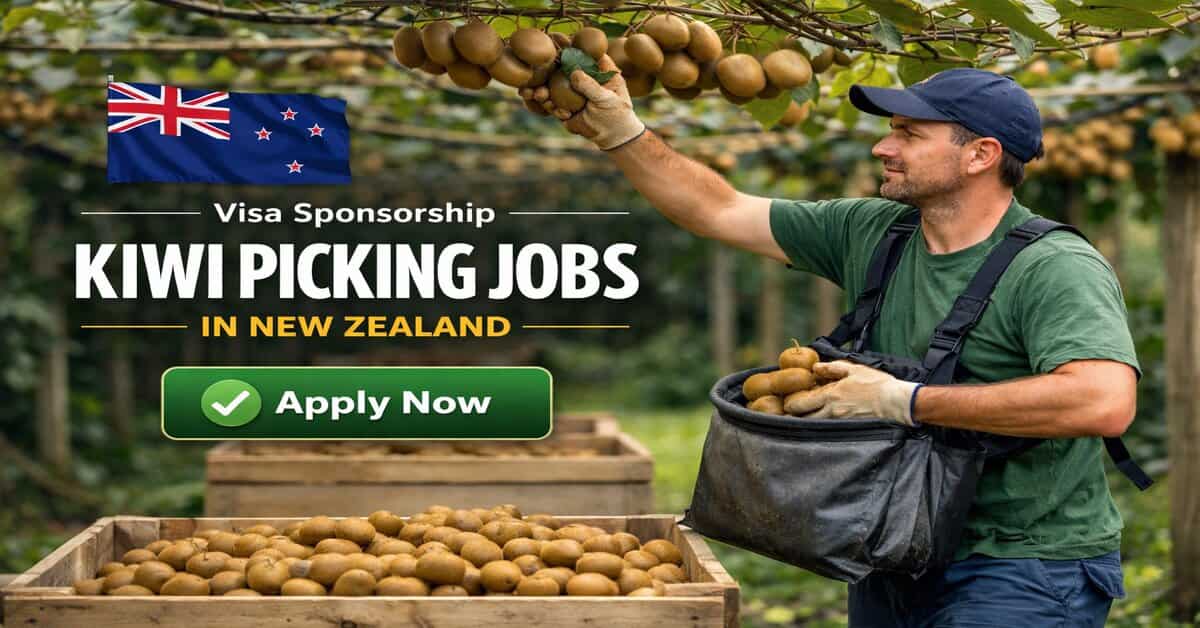 Visa Sponsorship Kiwi Picking Jobs in Zealand