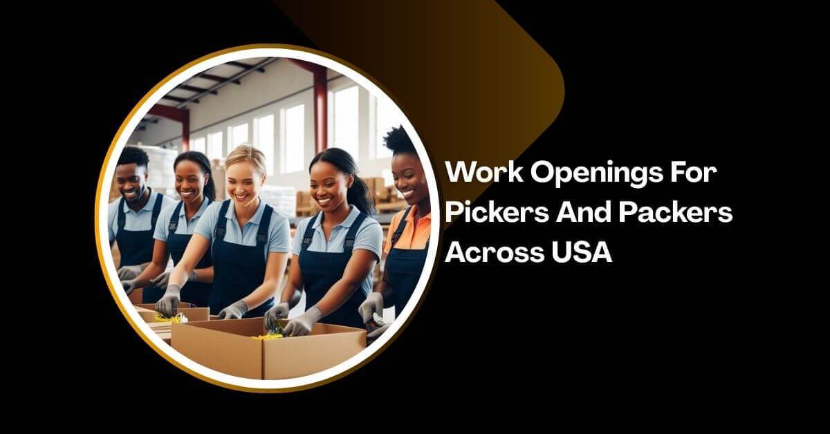 Work Openings For Pickers And Packers Across USA