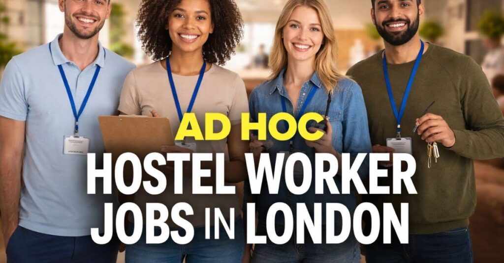 AD HOC Hostel Worker Jobs in London