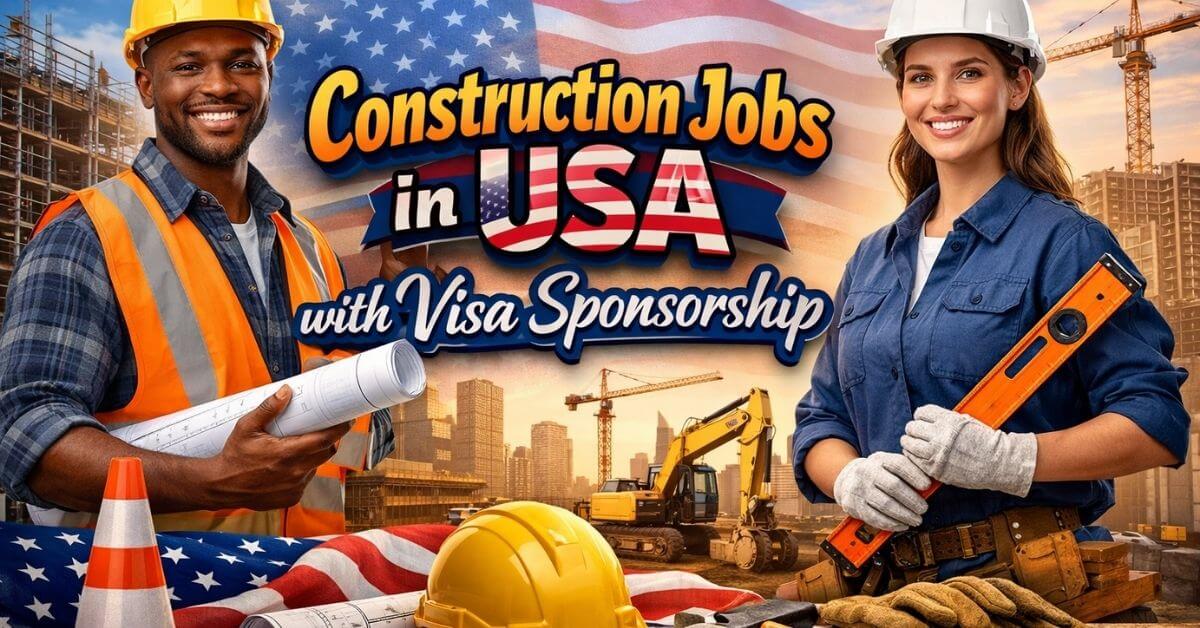 Construction Jobs in USA with Visa Sponsorship