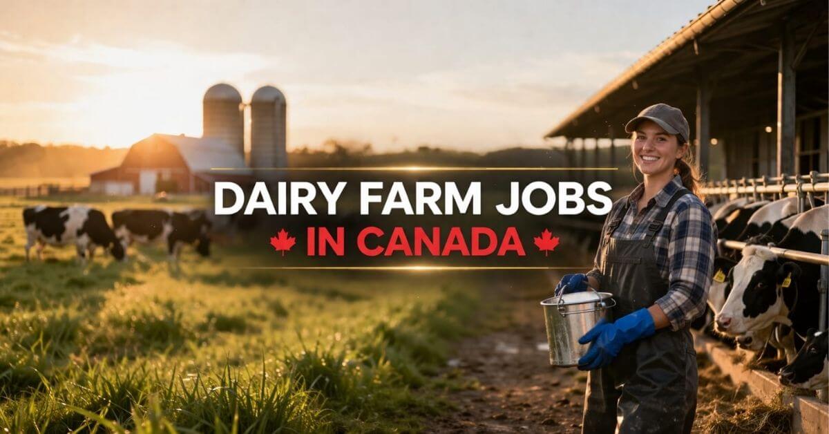 Dairy Farm Jobs in Canada with Visa Sponsorship