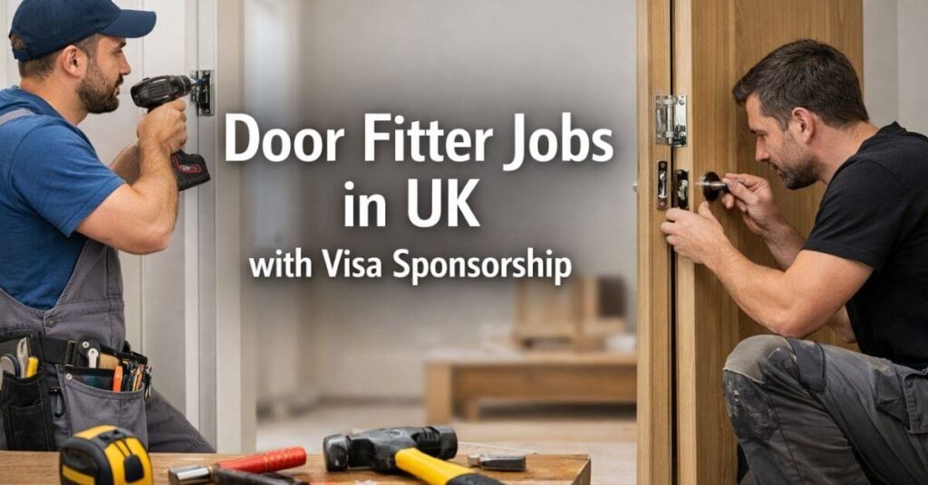 Door Fitter Jobs in UK with Visa Sponsorship