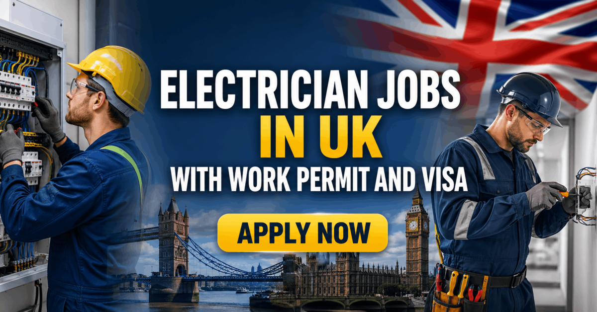 Electrician Jobs in UK with Work Permit and Visa