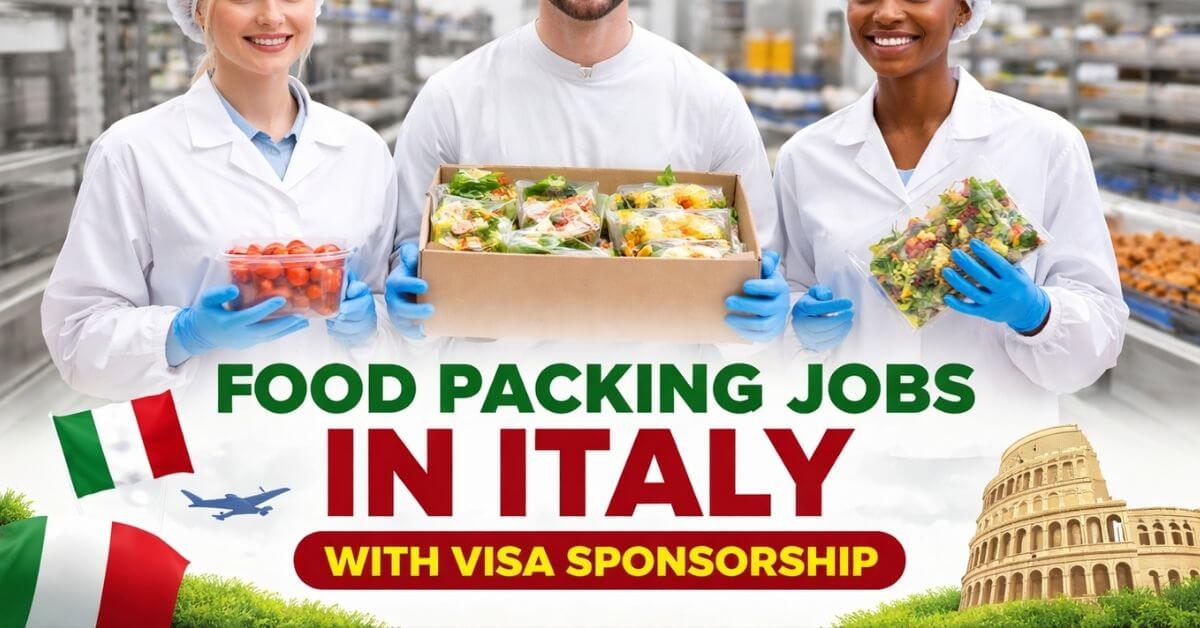 Food Packing Jobs in Italy with Visa Sponsorship