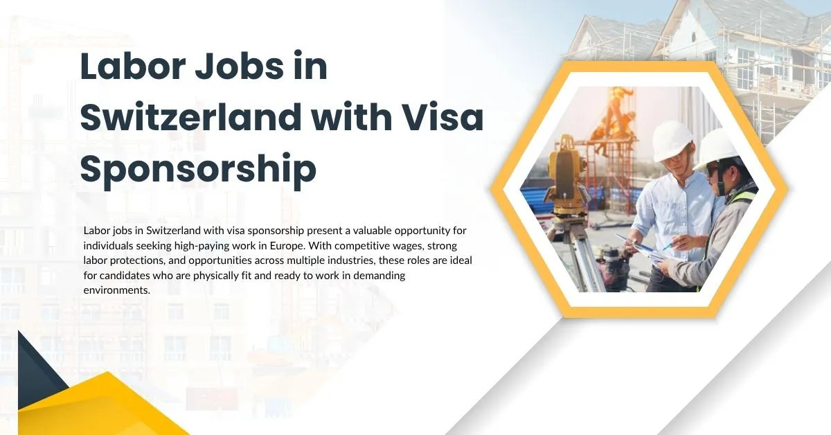 Labor Jobs in Switzerland