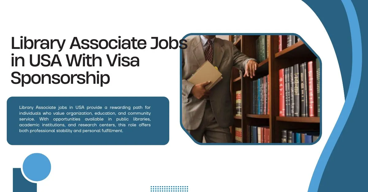Library Associate Jobs in USA