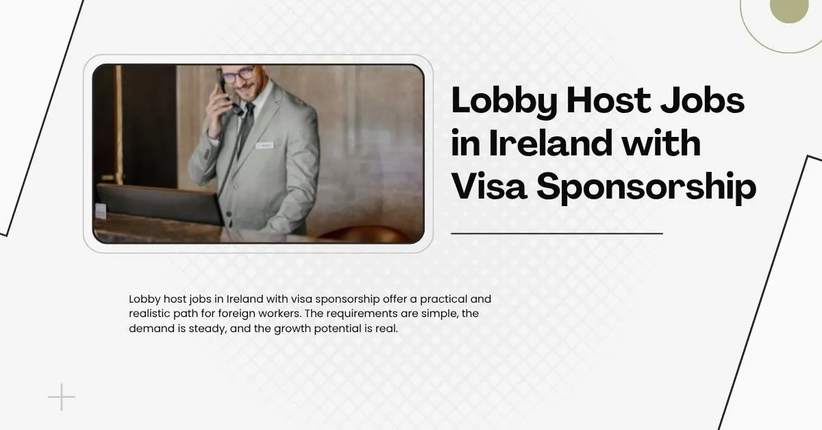Lobby Host Jobs in Ireland