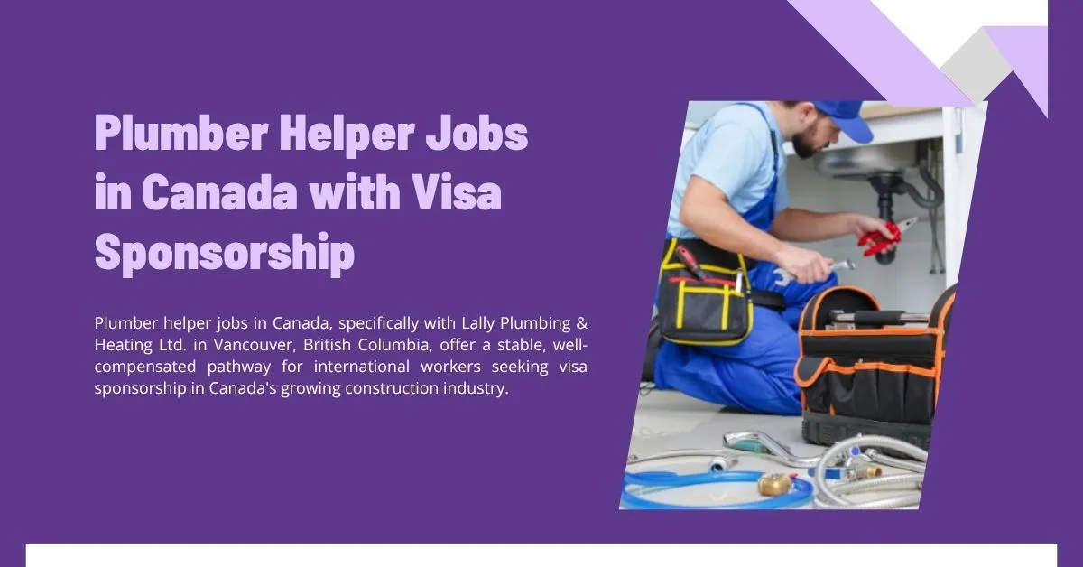 Plumber Helper Jobs in Canada