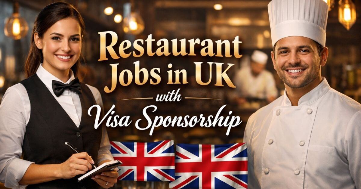 Restaurant Jobs in UK with Visa Sponsorship