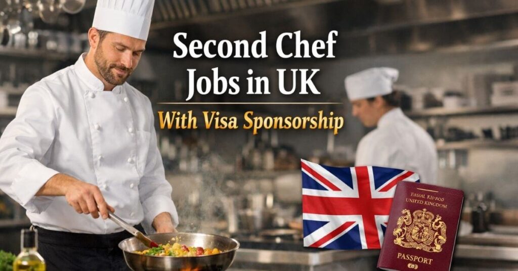 Second Chef Jobs in UK with Visa Sponsorship