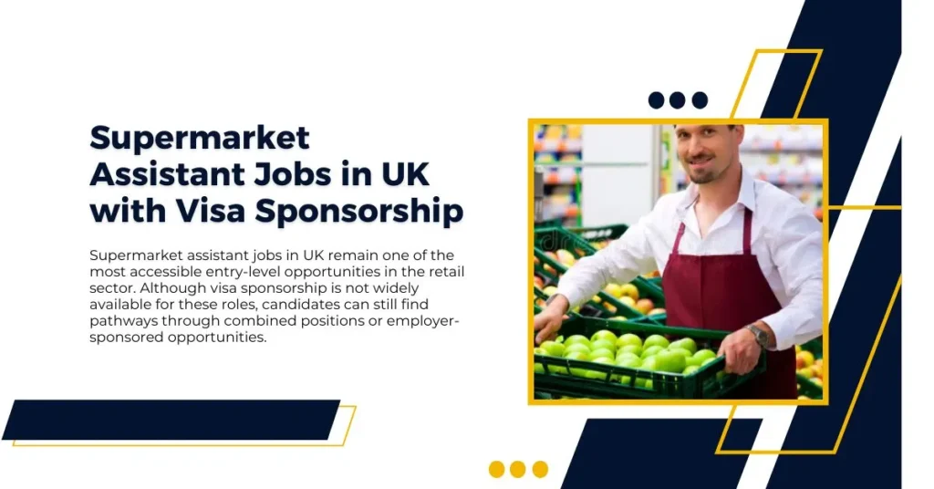 Supermarket Assistant Jobs in UK