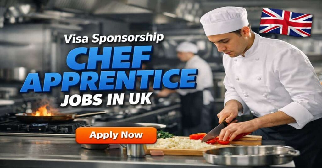 Visa Sponsorship Chef Apprentice Jobs in UK