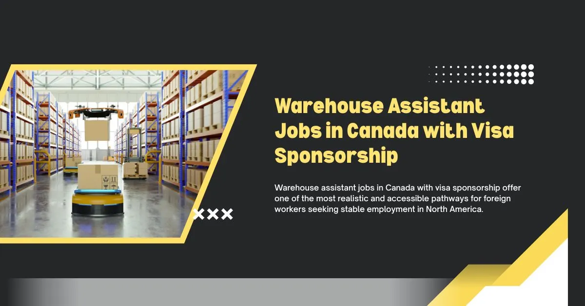 Warehouse Assistant Jobs in Canada