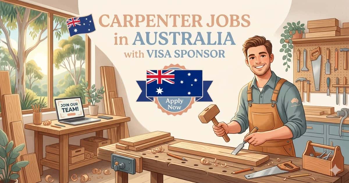 Carpenter Jobs in Australia with Visa Sponsor