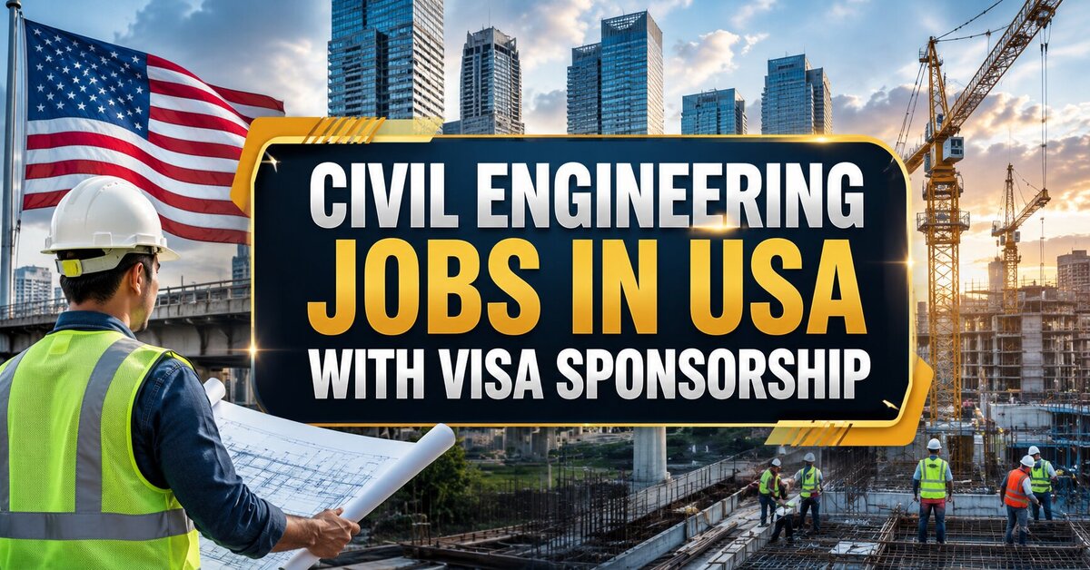 Civil Engineering Jobs in USA with Visa Sponsorship