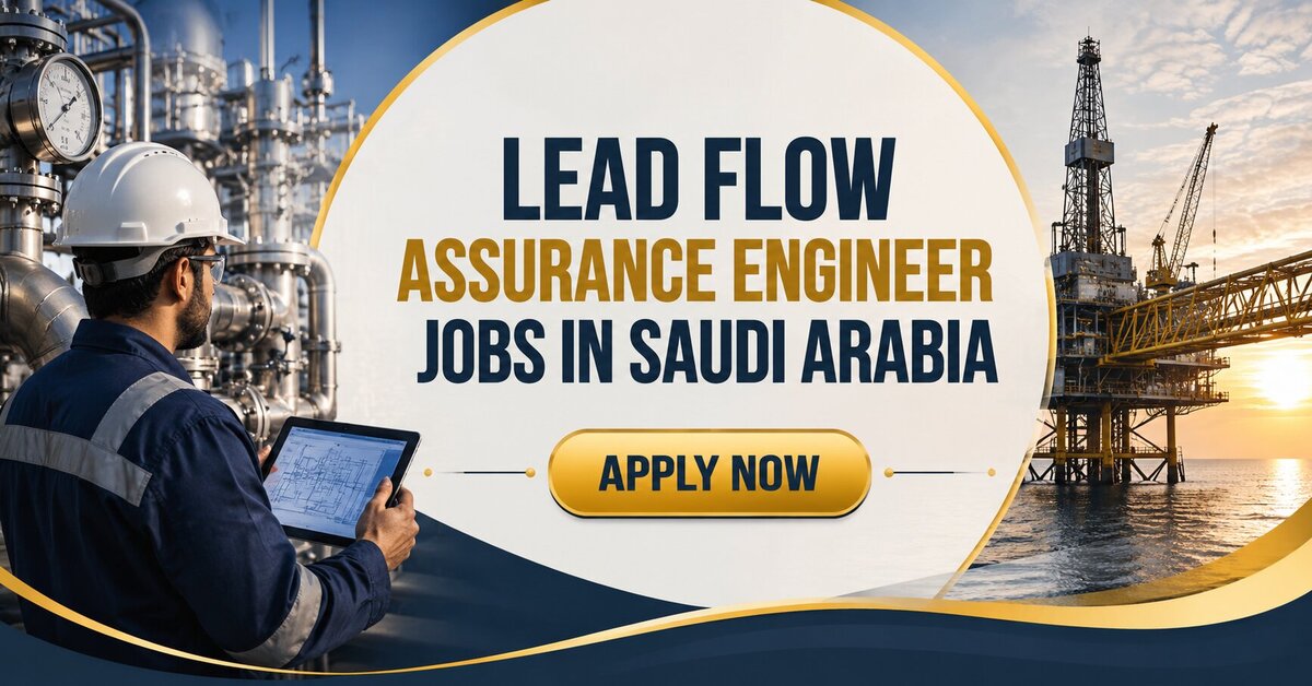 Lead Flow Assurance Engineer Jobs in Saudi Arabia