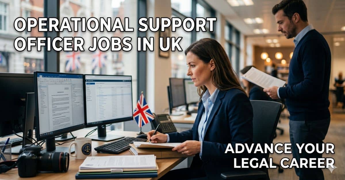 Operational Support Officer Jobs in UK
