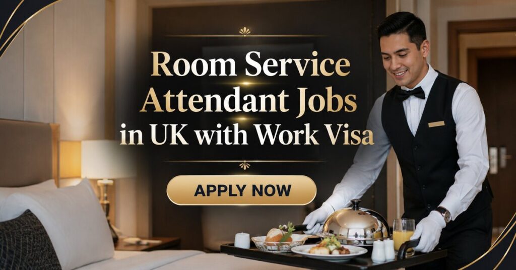 Room Service Attendant Jobs in UK with Work Visa