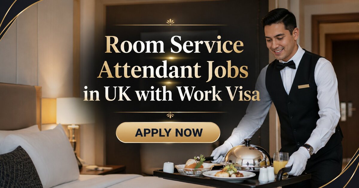 Room Service Attendant Jobs in UK with Work Visa