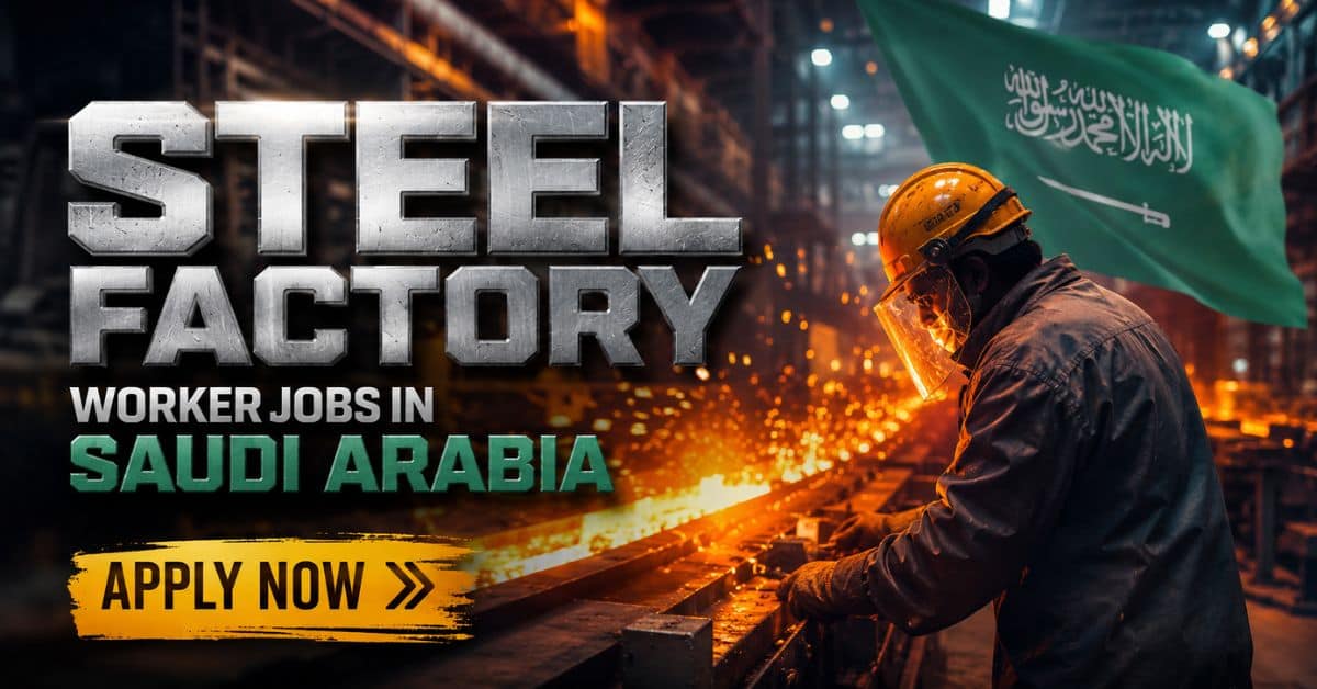 Steel Factory Worker Jobs in Saudi Arabia