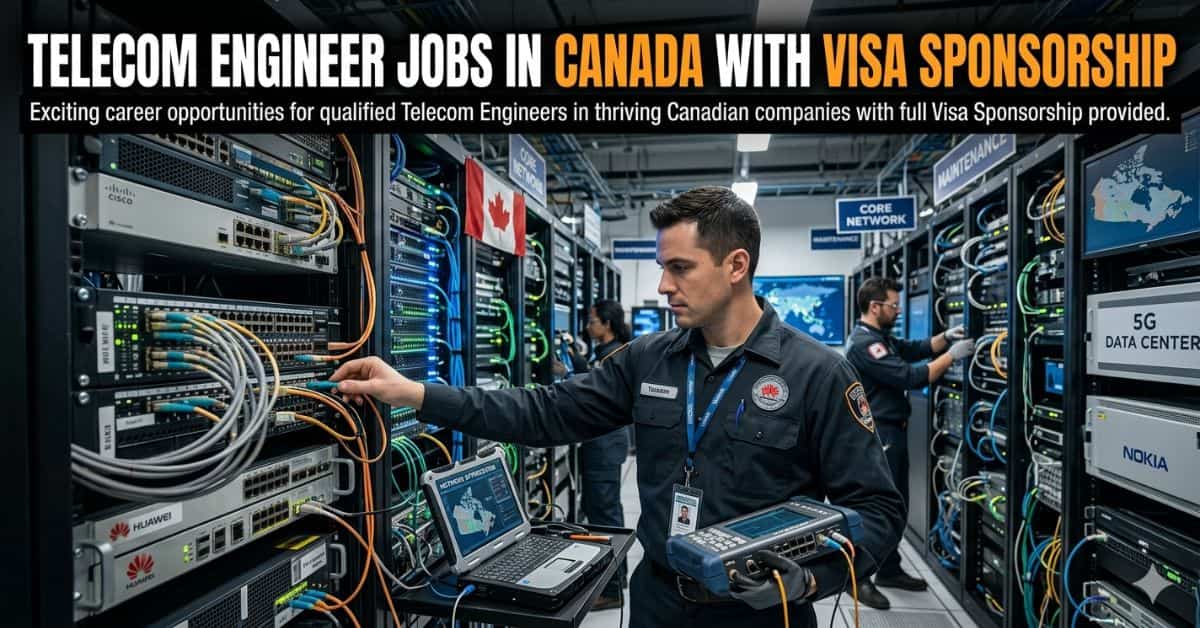 Telecom Engineer Jobs in Canada with Visa Sponsorship