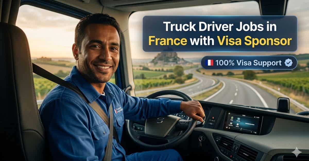 Truck Driver Jobs in France with Visa Sponsor