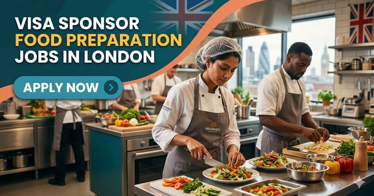 Visa Sponsor Food Preparation Jobs in London