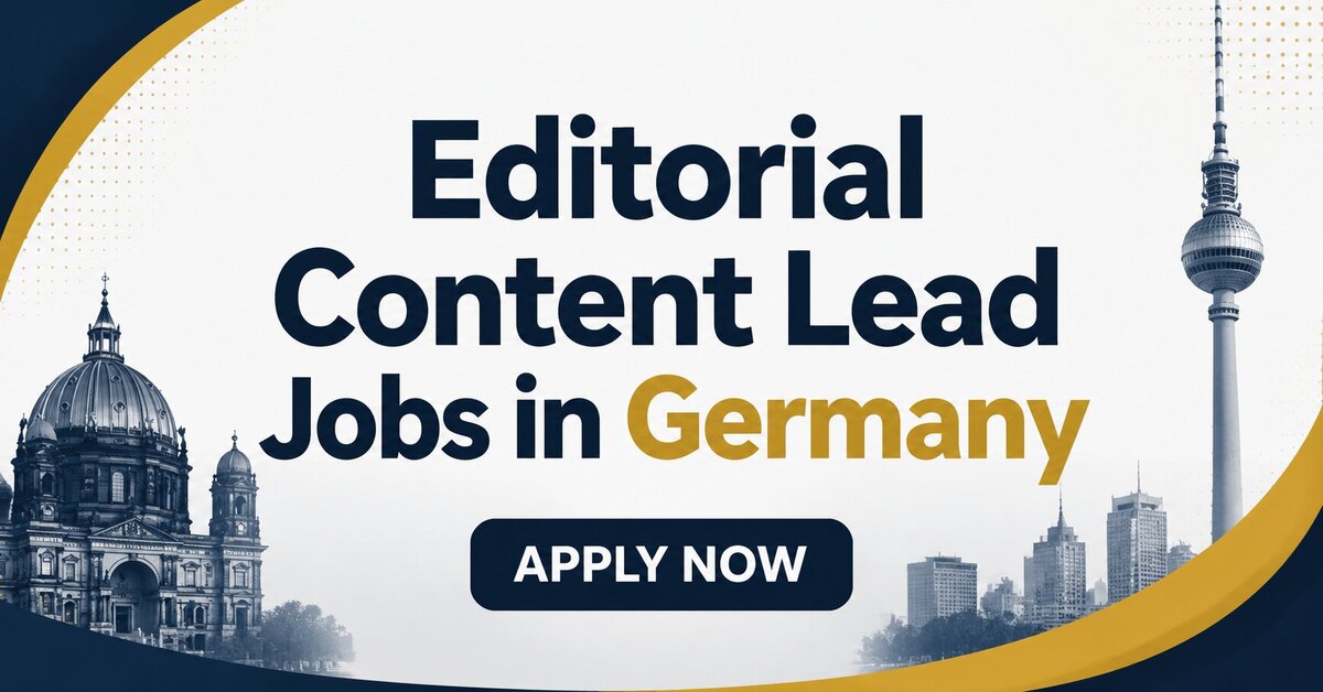 Editorial Content Lead Jobs in Germany