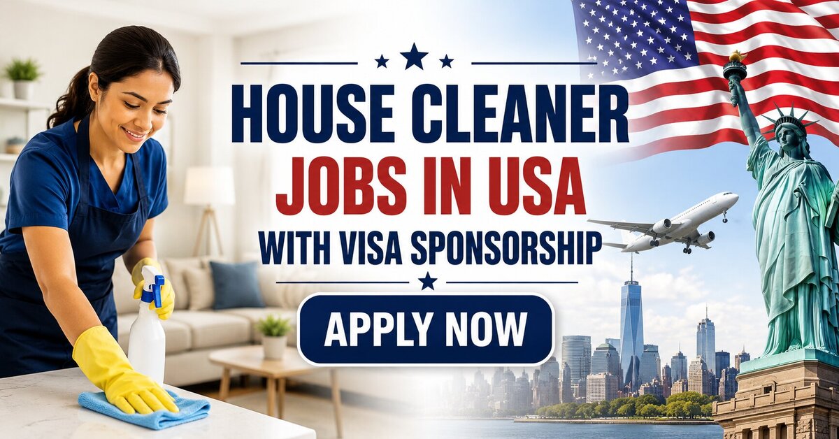 House Cleaner Jobs in USA with Visa Sponsorship