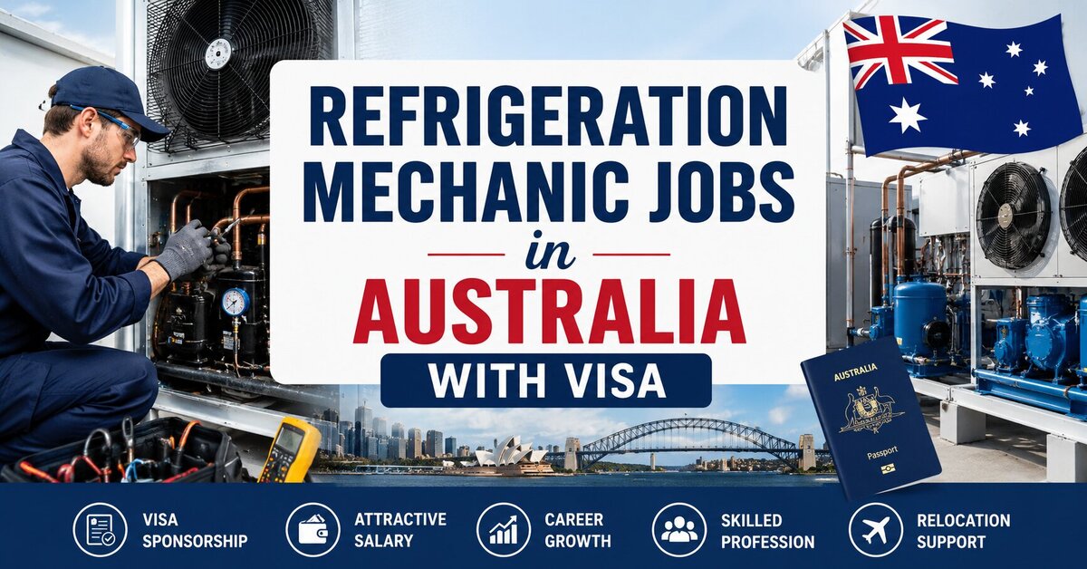 Refrigeration Mechanic Jobs in Australia with Visa