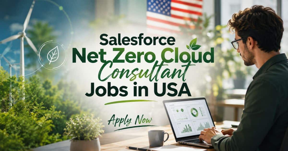 Salesforce Net Zero Cloud Consultant Jobs in USA