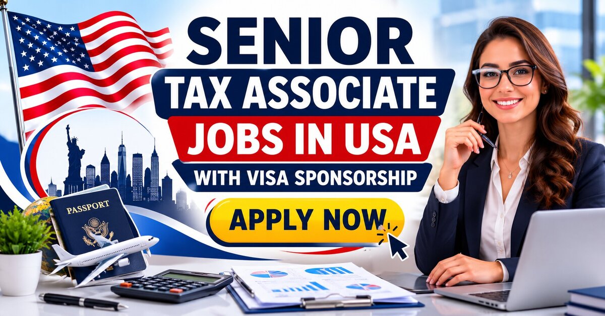 Senior Tax Associate Jobs in USA with Visa Sponsorship