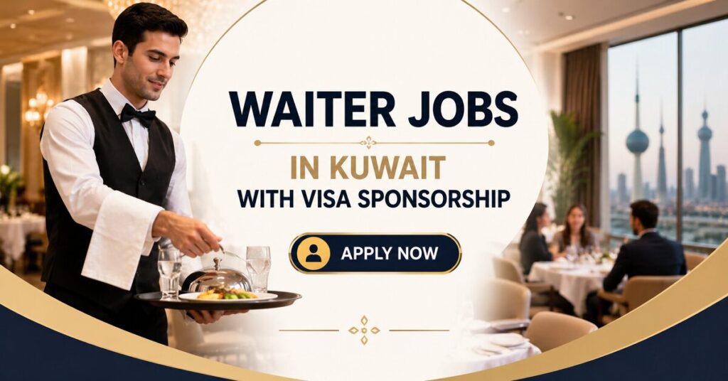 Waiter Jobs in Kuwait with Visa Sponsorship