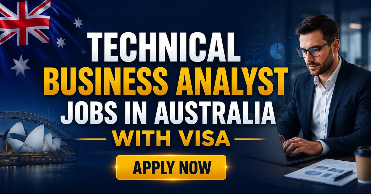 Technical Business Analyst Jobs in Australia with Visa