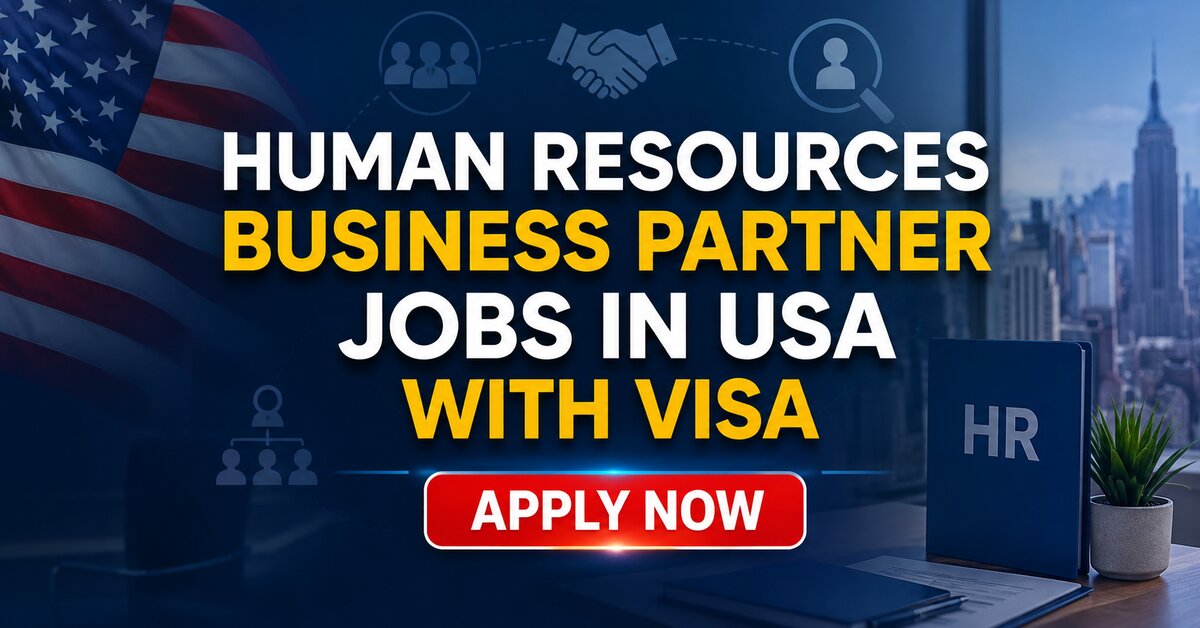 Human Resources Business Partner Jobs in USA with Visa